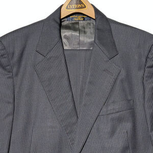 Brooks Brothers 346 Navy Pinstripe Suit | Made‎ in USA | Est. Size 44L 36x31